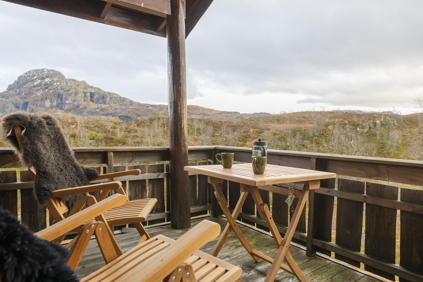 Fra balkongen kan du nyte utallige kaffekopper og nyte den uforglemmelige utsikten. Galleribilde