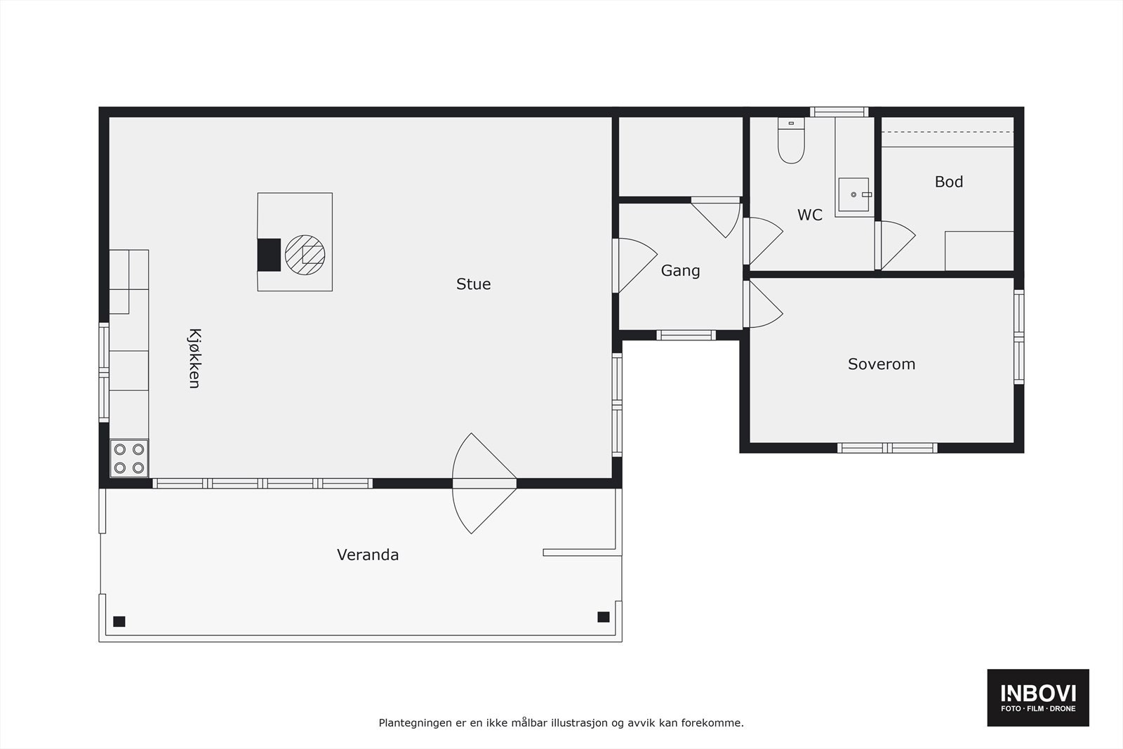 Plantegning Galleribilde