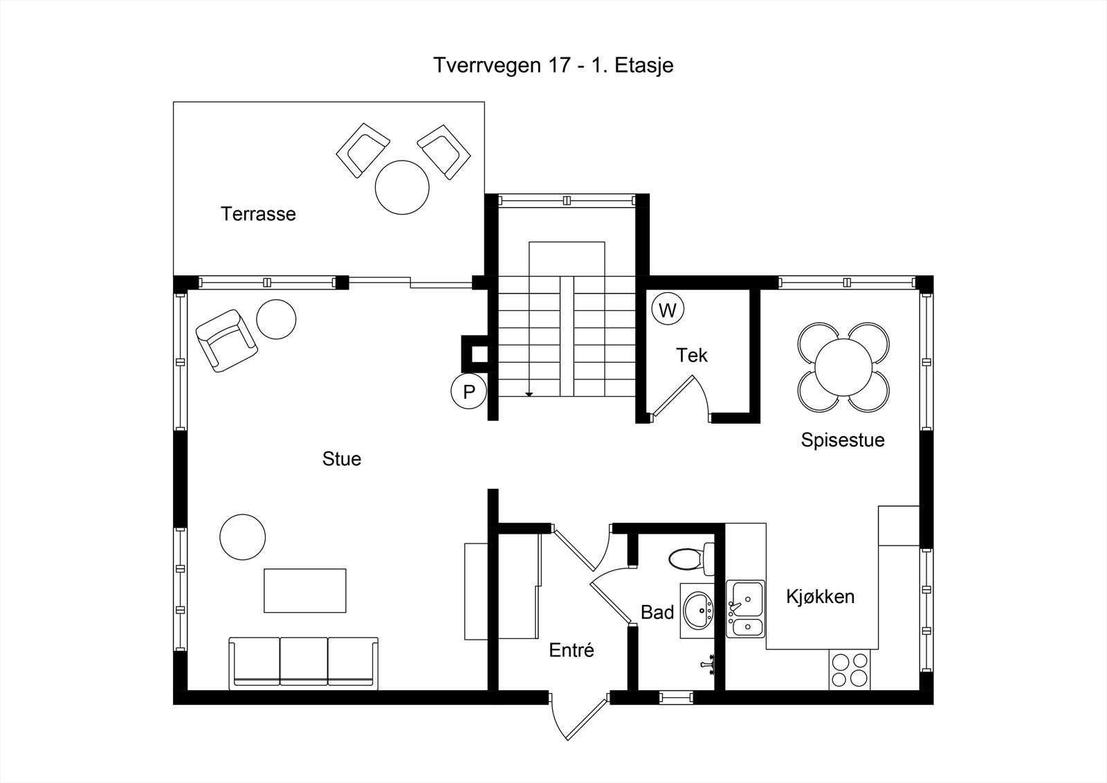 Planskisse Galleribilde