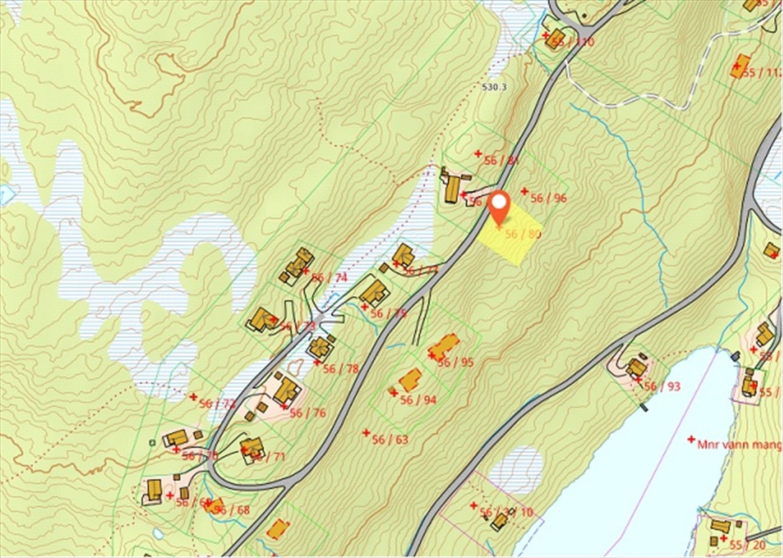 Nærhet til flere vann for både bading og fisking Galleribilde