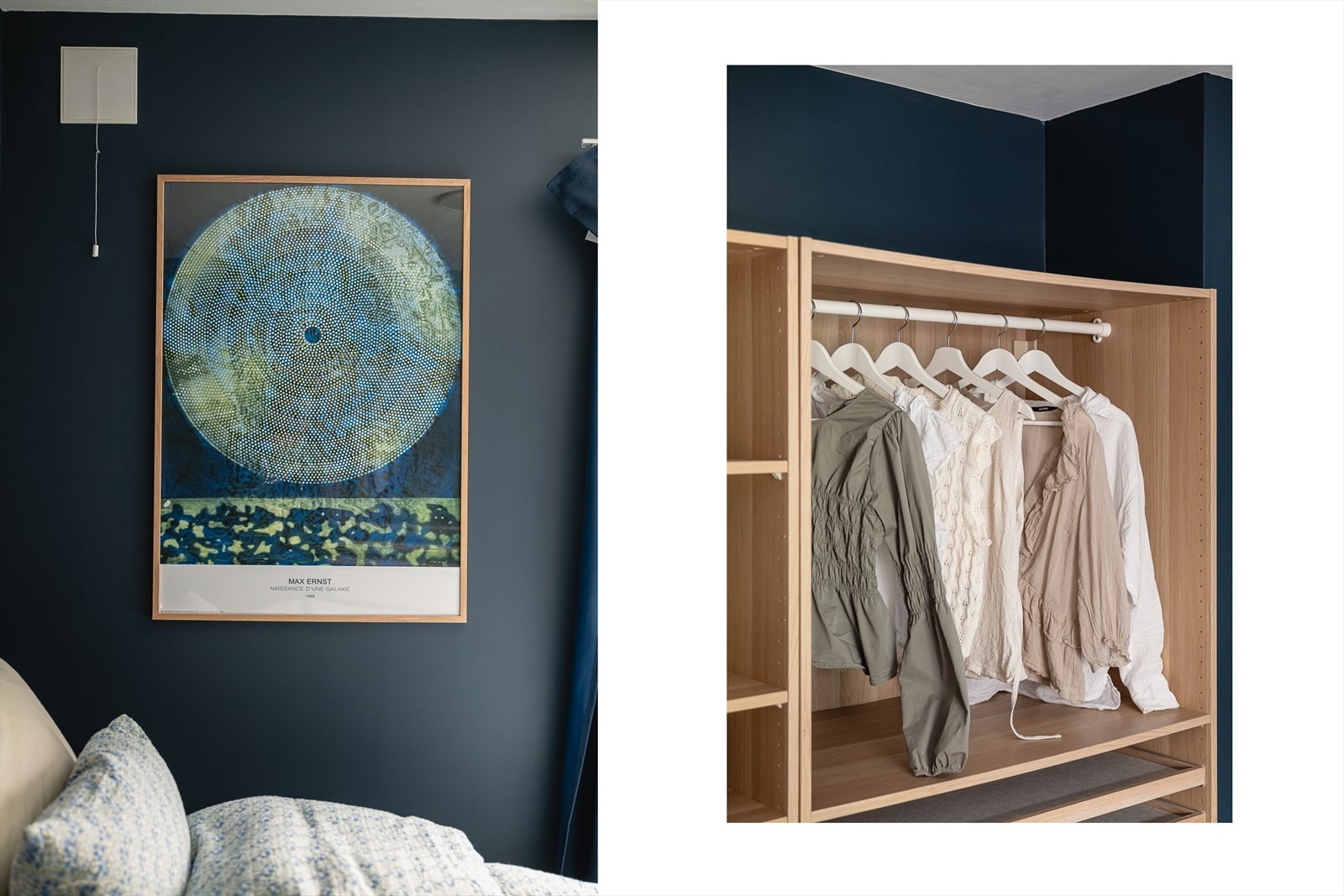 Detaljer hovedsoverom. Legg merke til den flotte veggfargen på hovedsoverommet. Denne er om mulig enda finere i virkeligheten. Galleribilde