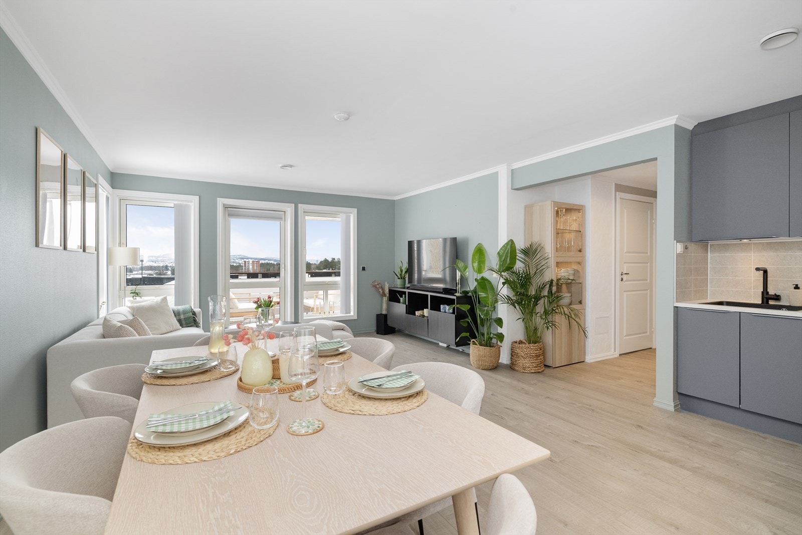 EiendomsMegler1 v/Tonje Nystad presenterer Bakkane 34B - Svært innbydende 2-roms i rolig og attraktivt boligområde på Bakkane!
Foto: Inbovi. Galleribilde