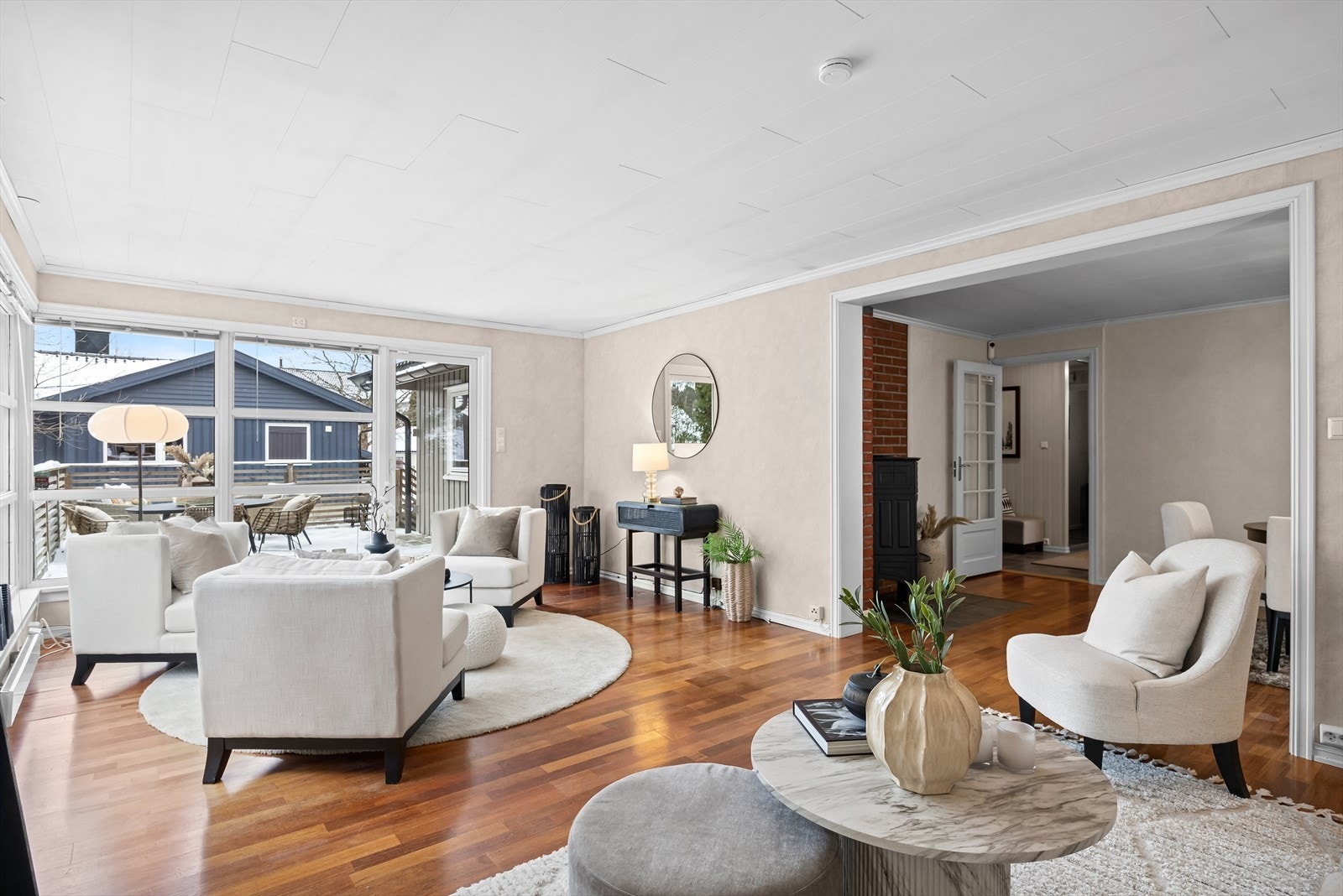 Stuen gir god møbleringsfrihet. Galleribilde