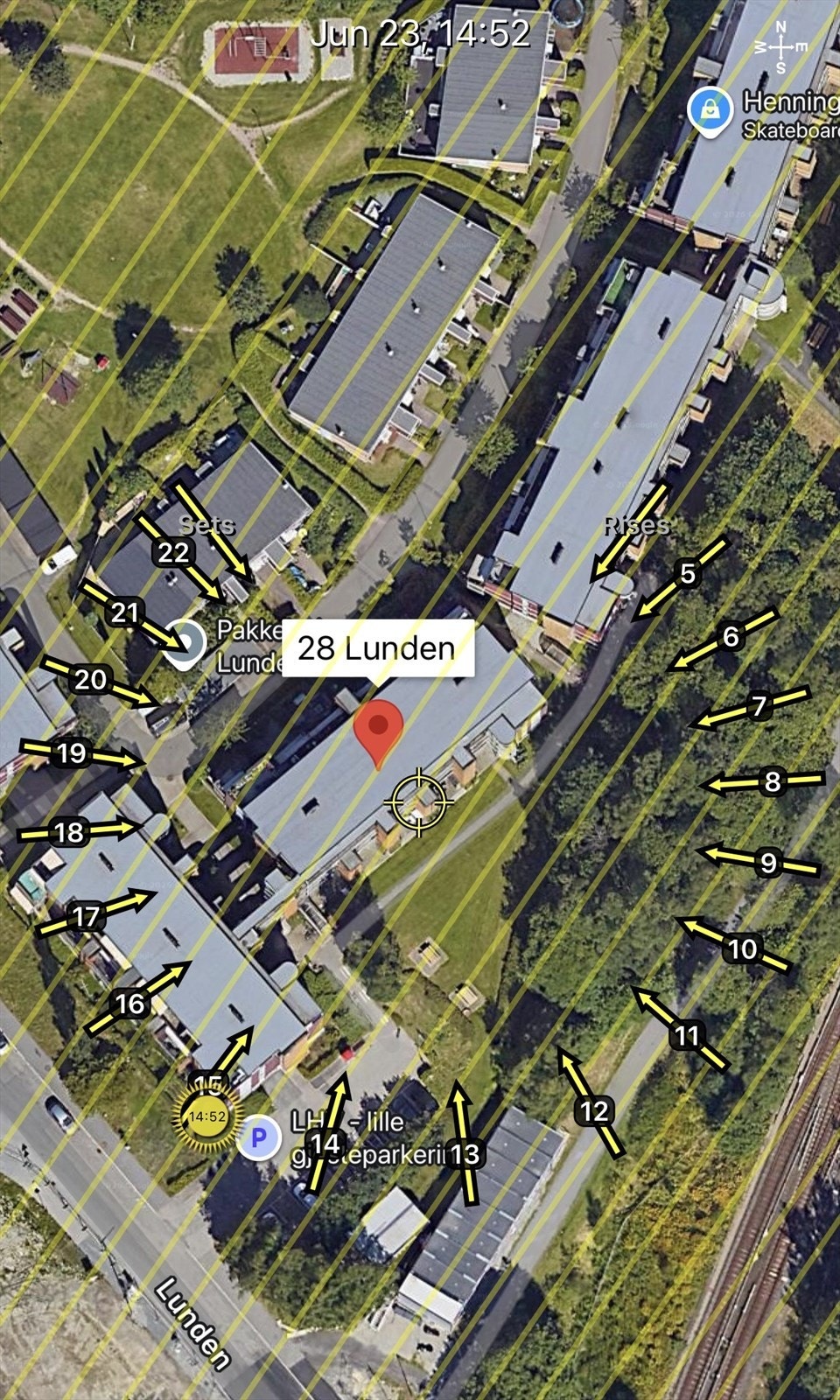 Solkart - illustrasjon Galleribilde