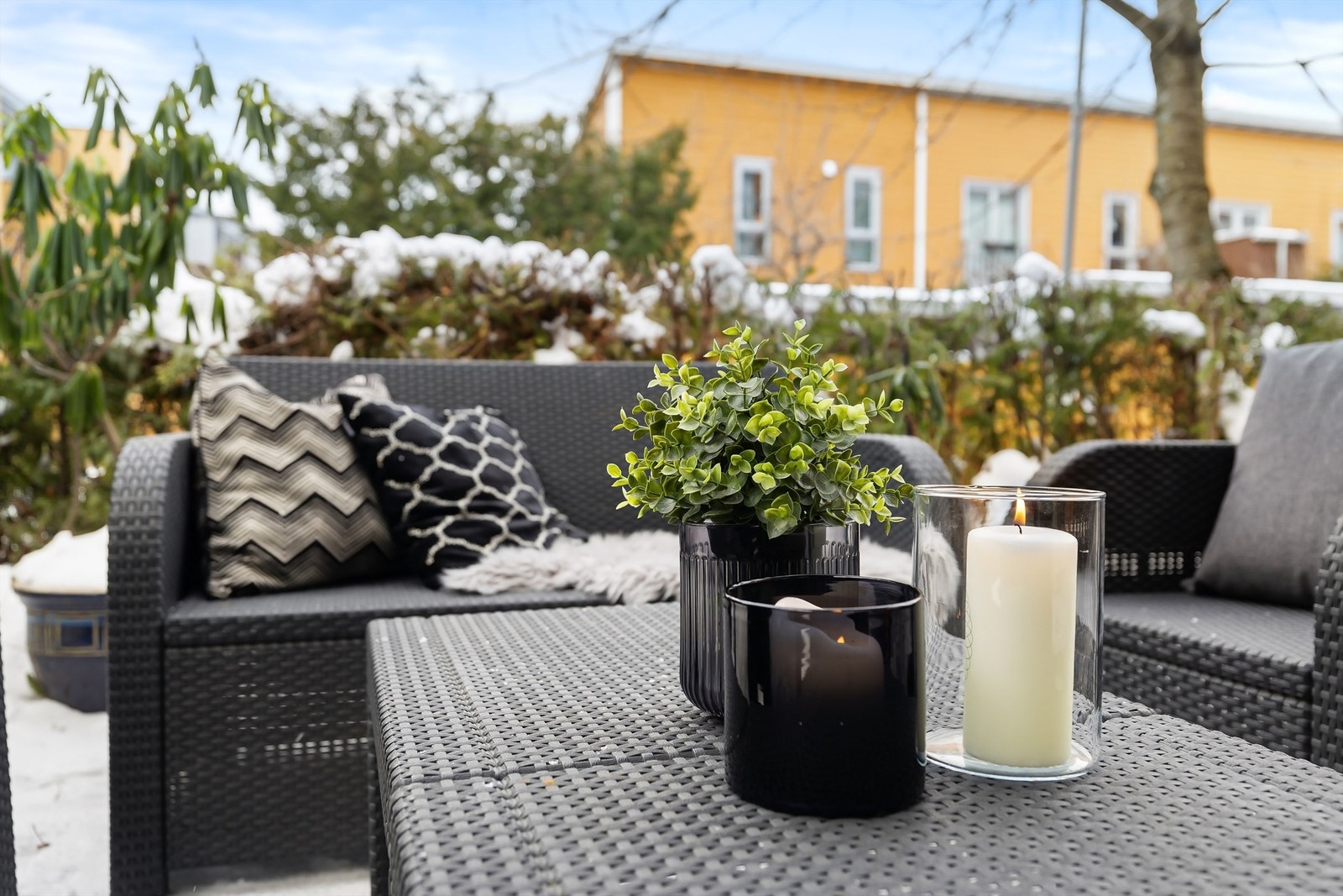 Her kan man kjenne på "rekkehusfølelsen". Galleribilde