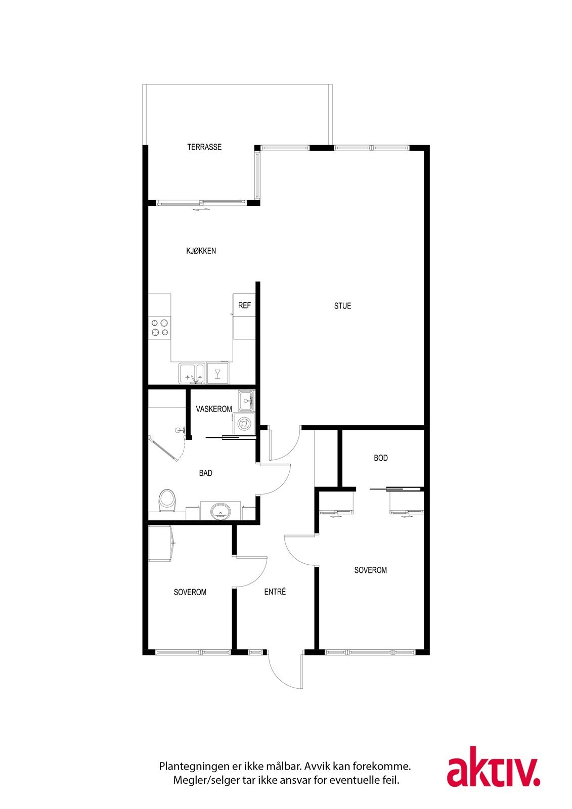 Plantegning Galleribilde