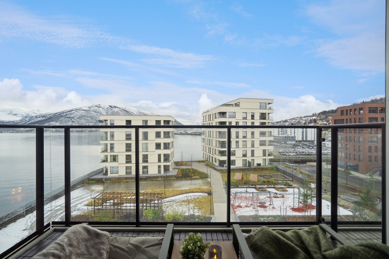 Sør/sørøst vendt balkong. Galleribilde