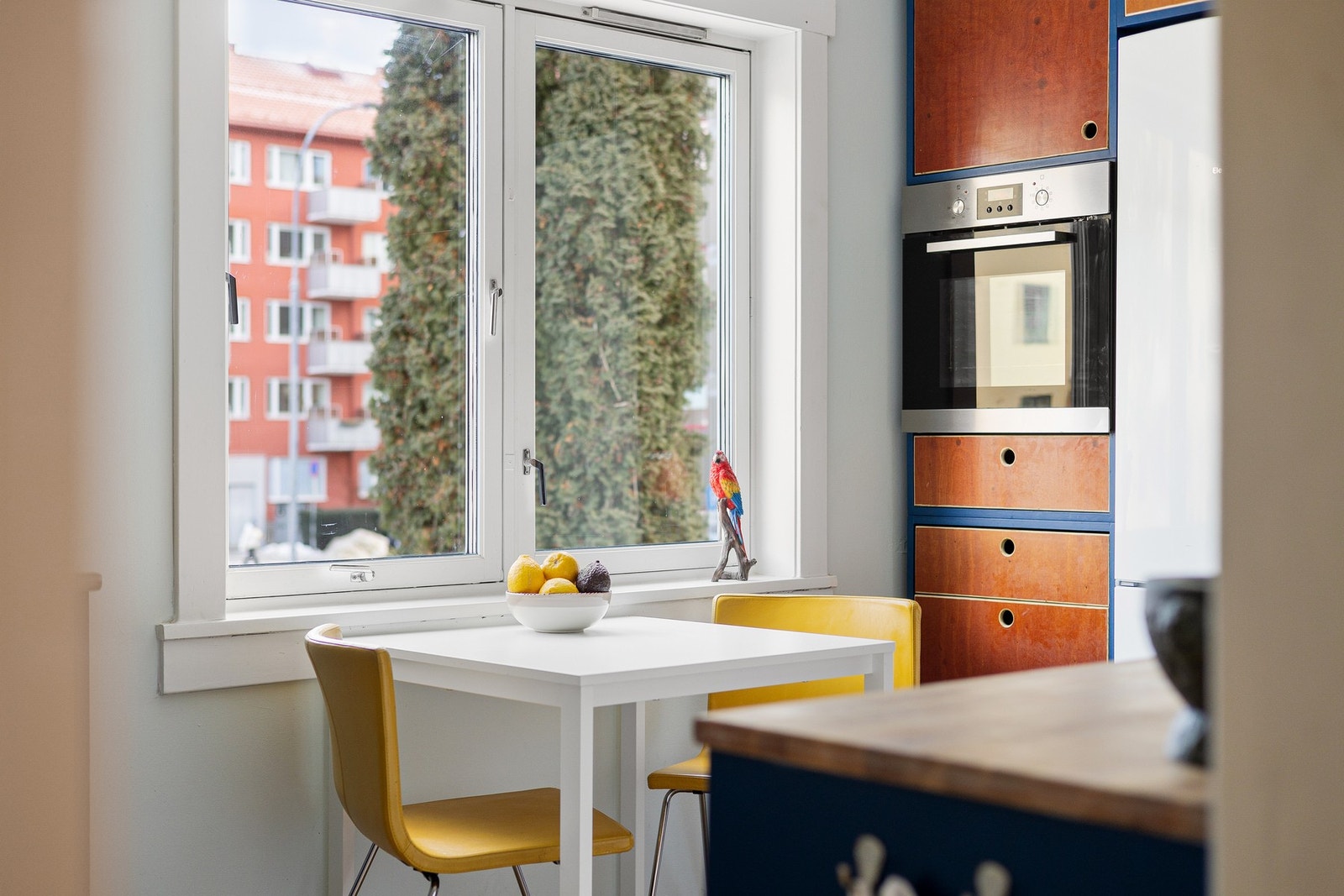 Leiligheten har separat kjøkken. Galleribilde