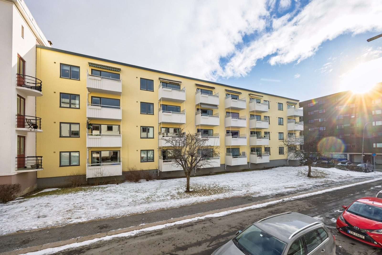 Borettslaget ble grunnlagt i 1960. Galleribilde