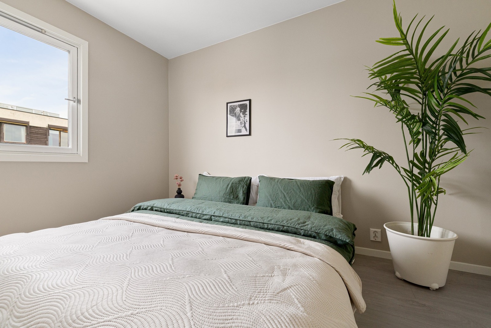 Vender mot rolige og skjermede omgivelser. Galleribilde