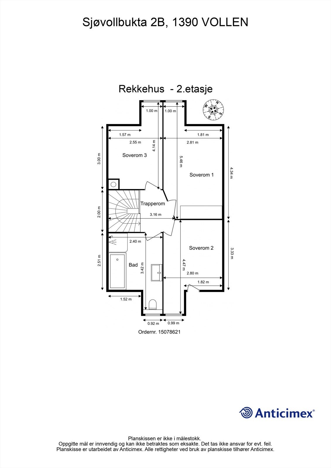 Plantegning - 2.etasje Galleribilde