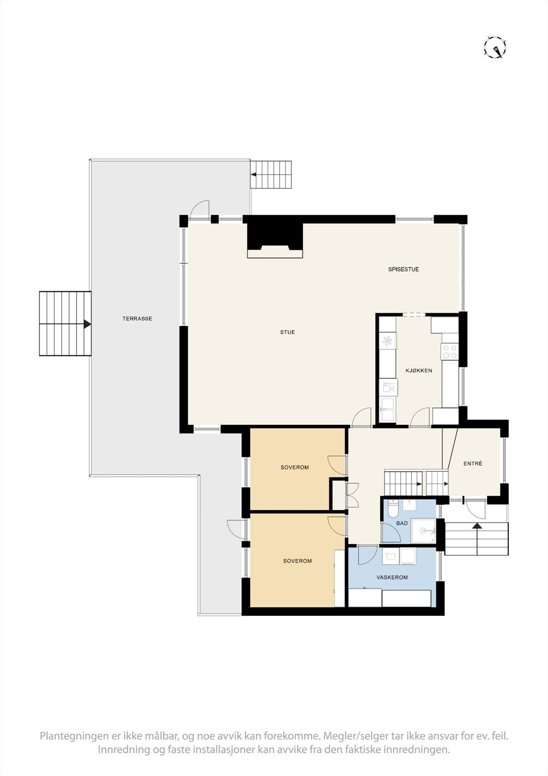 Plantegning 1. etasje. Galleribilde