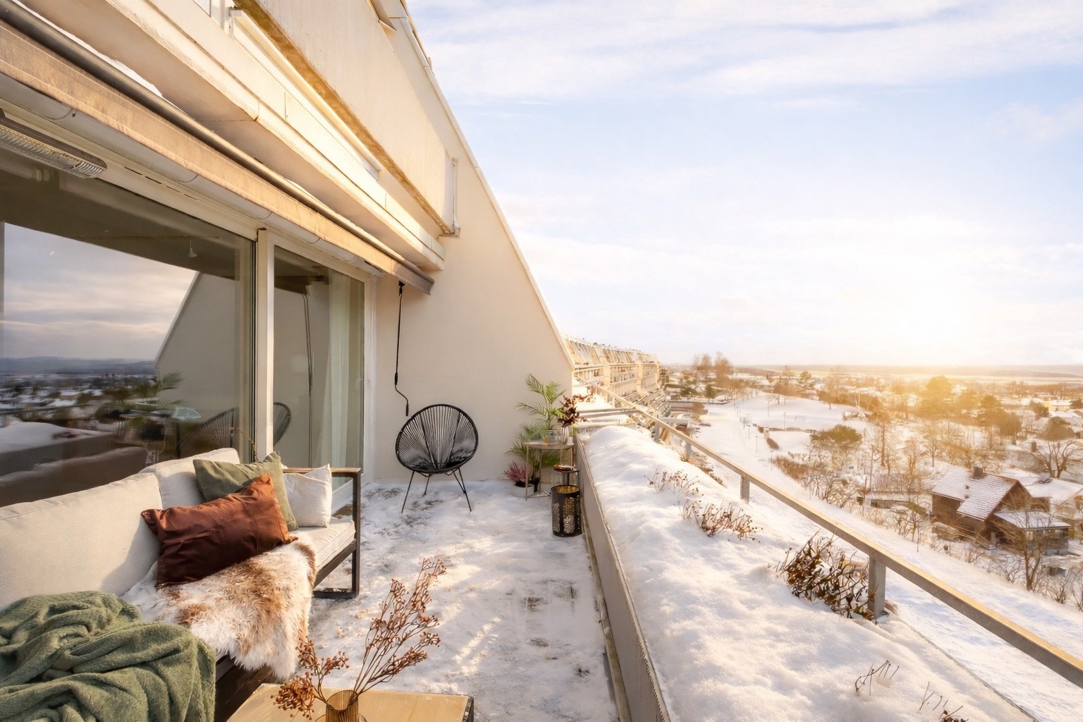 I tillegg så er det masse plass til en grill. - Det er ikke tillatt bruk av åpen ild eller kullgrill. Galleribilde