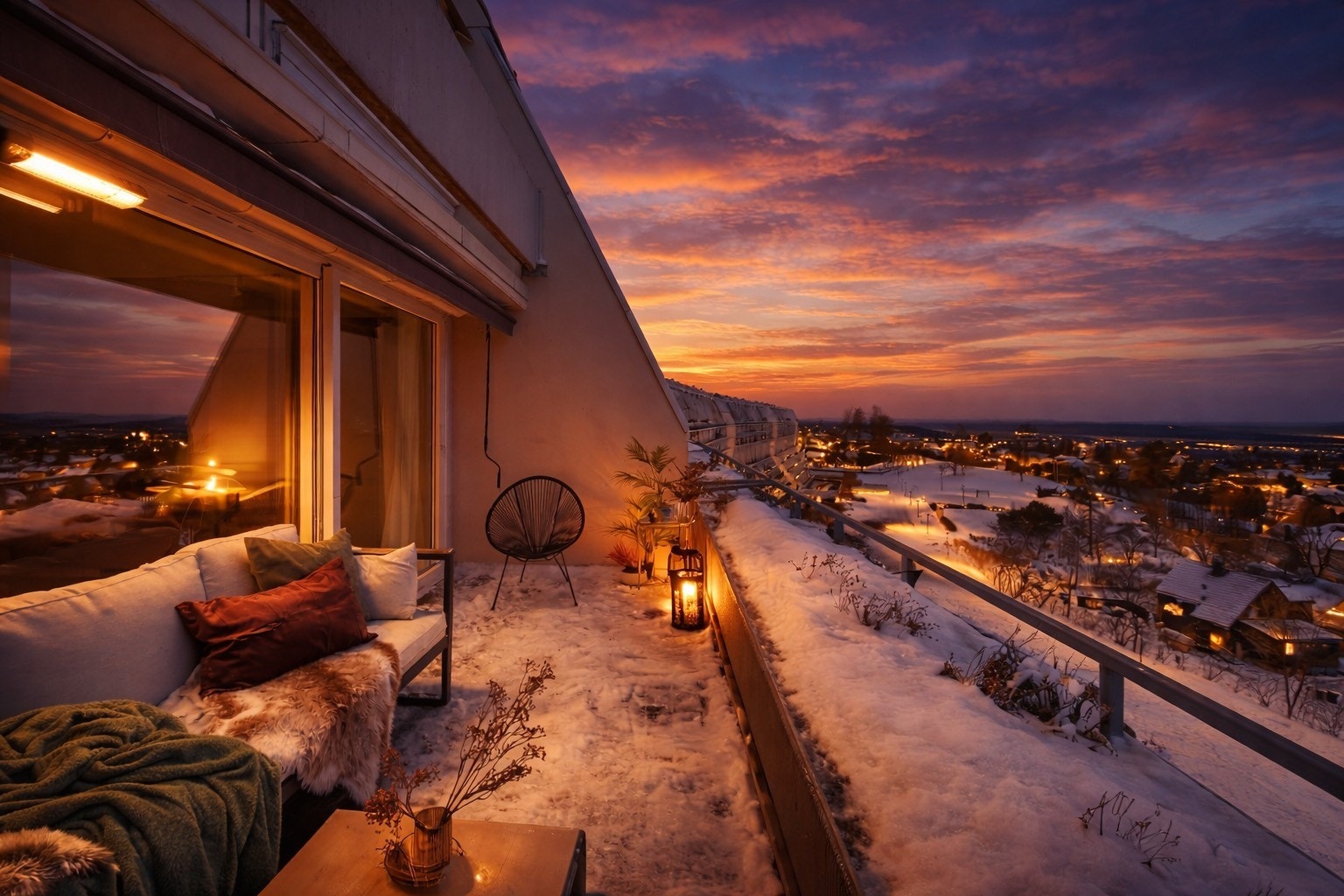 Med denne utsikten kan du nyte herlige sommerdager og nydelige kvelder. Galleribilde