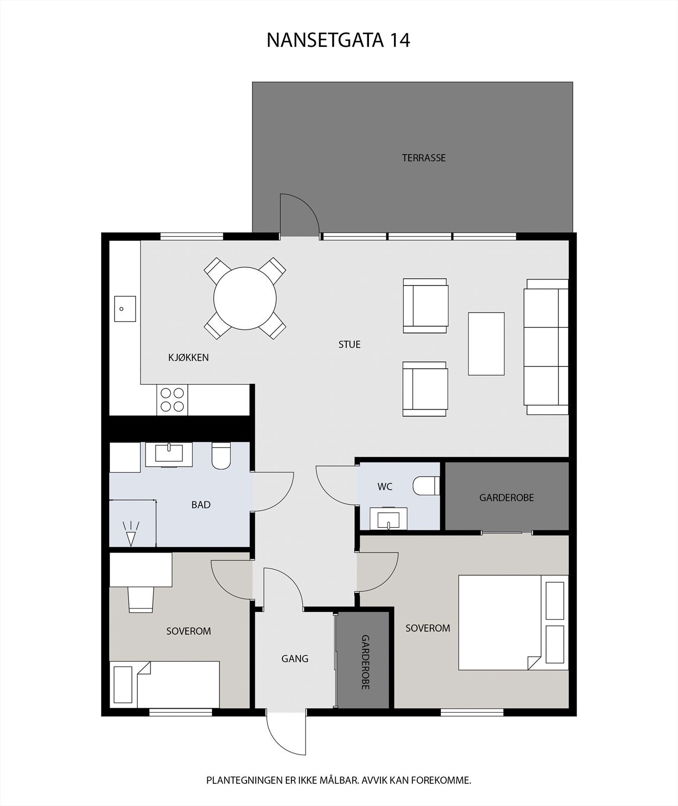 Plantegning Galleribilde