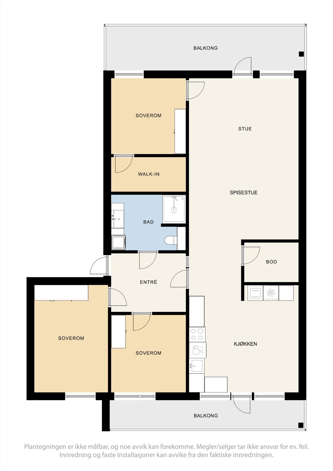 Plantegning Galleribilde