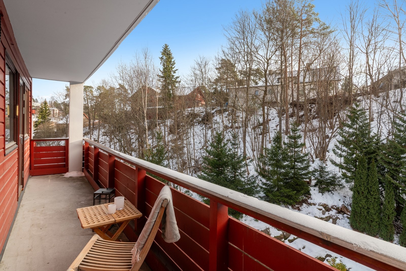 To balkonger på totalt 20 kvm gir uvanlig gode uteopplevelser året rundt. Galleribilde