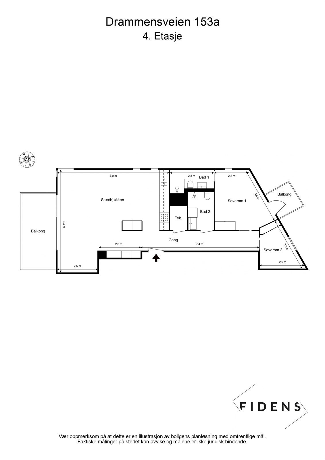 Plantegning Galleribilde