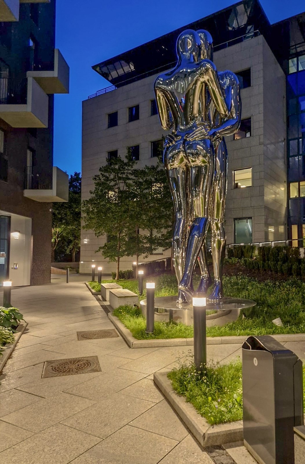 Kveldsbilde fasade Galleribilde