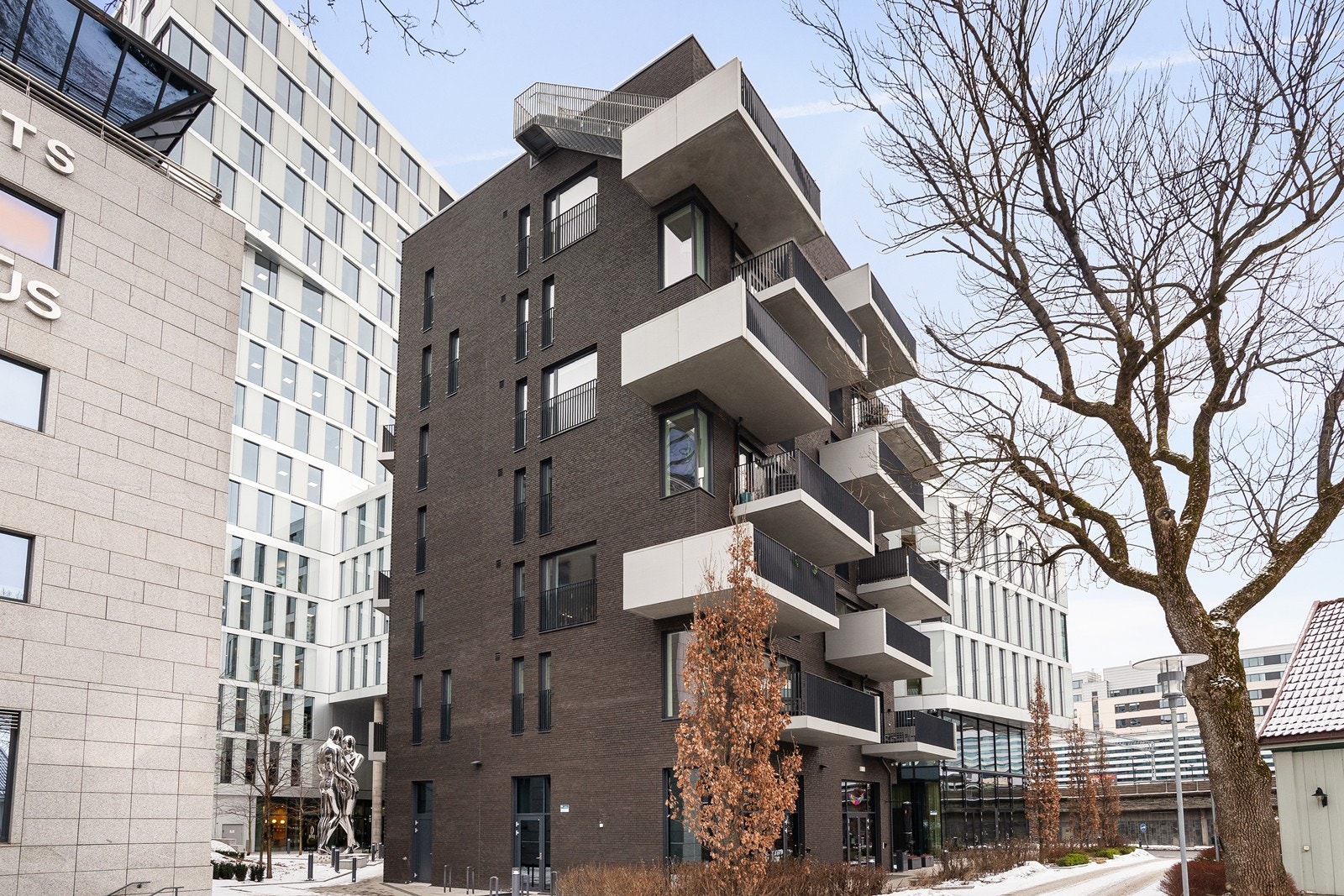 Fasade - unik og meget lekker arkitektur Galleribilde