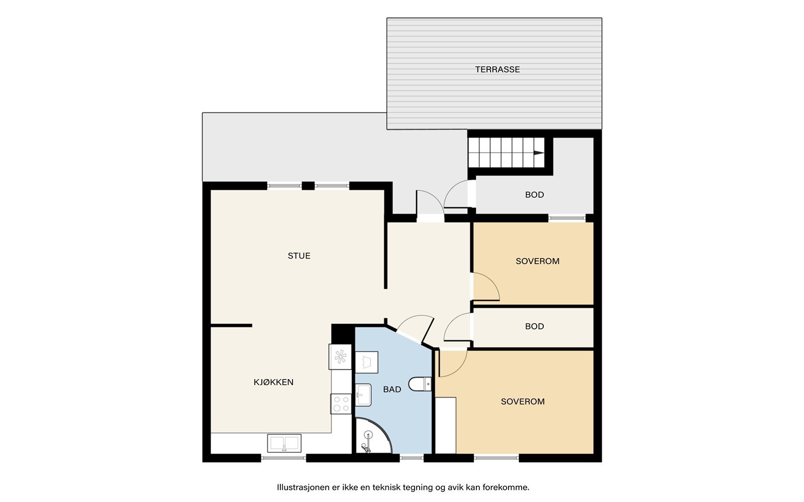 Plantegning 1.etasje. Galleribilde