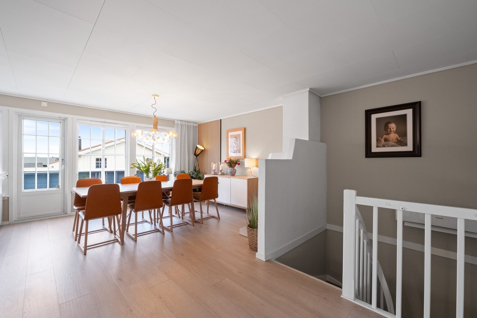 Varmepumpe installert i trapperom Galleribilde