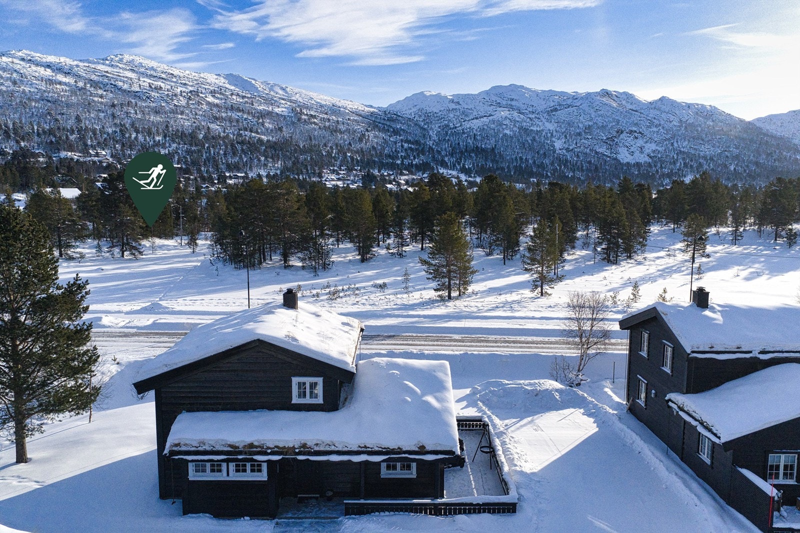 Lysløypa også i nærheten. Galleribilde