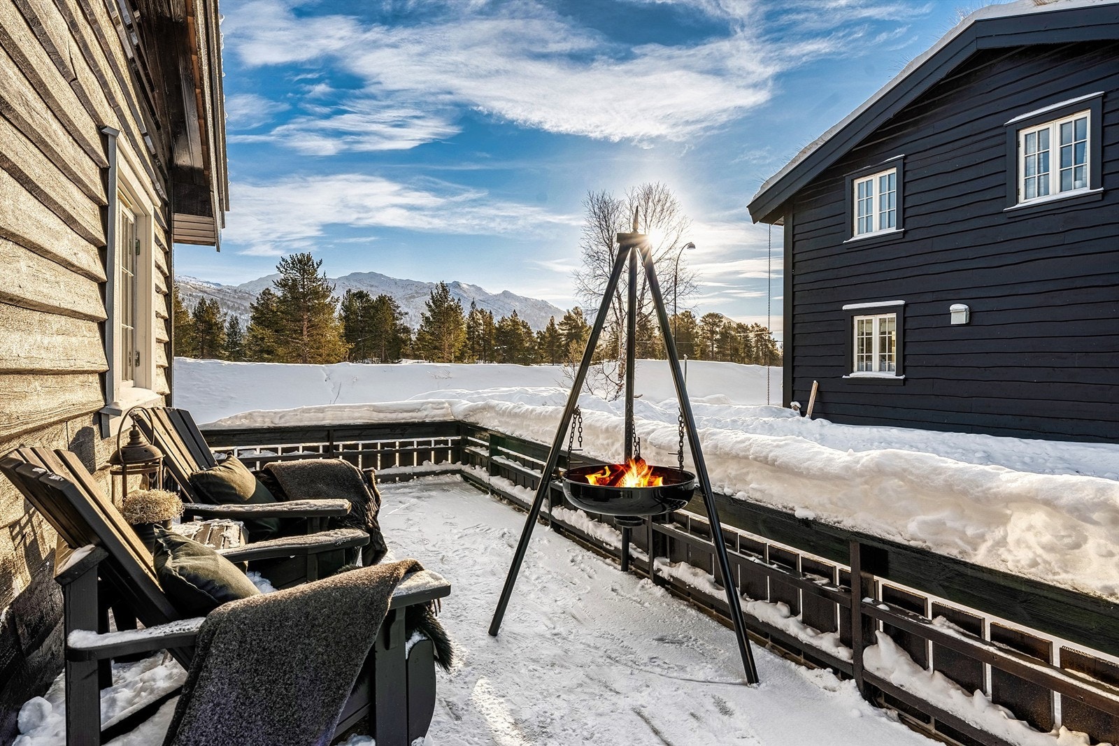 Utsikt mot Hartevassnutane. Galleribilde