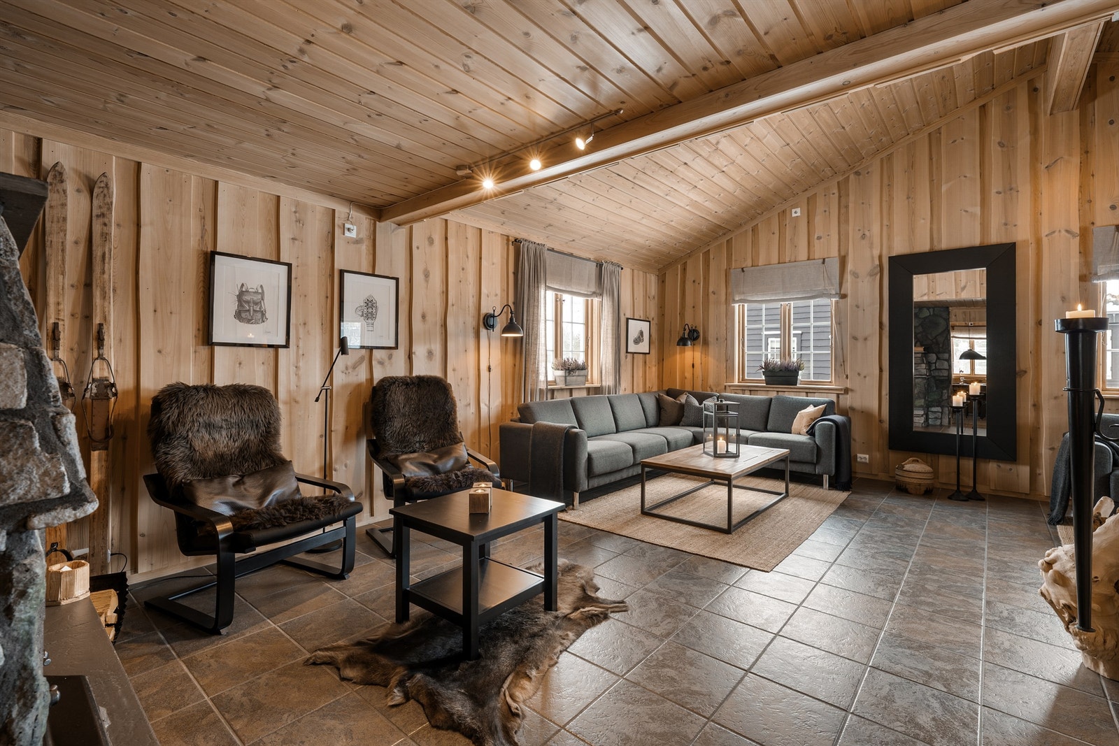 Stua fra kjøkken. Galleribilde