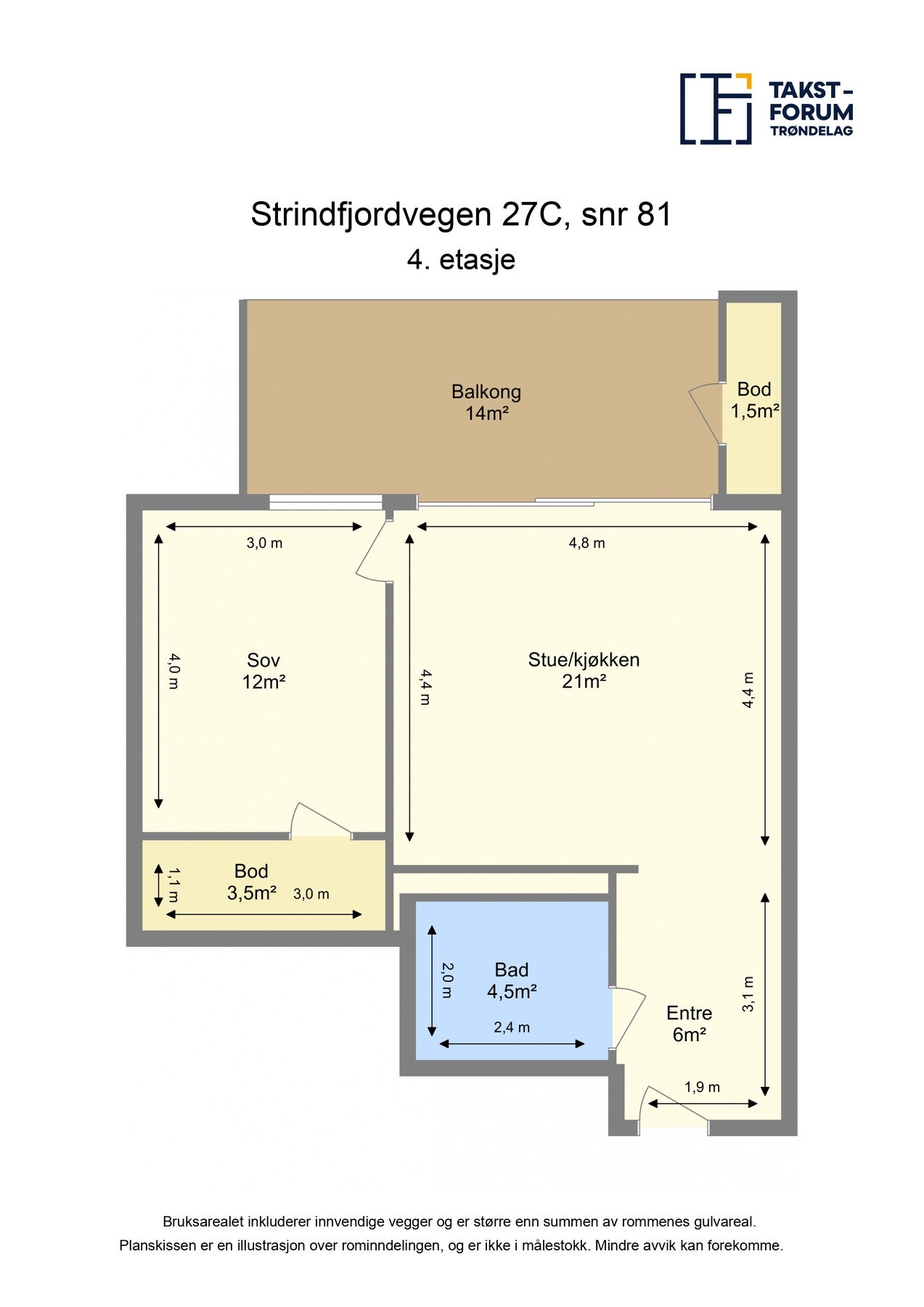 Plantegning Galleribilde