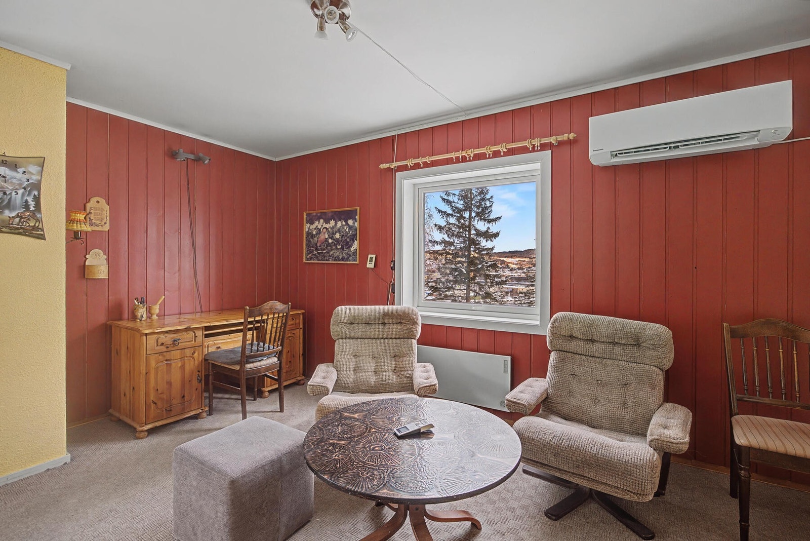 Leiligheten har oppvarming fra elektrisitet og varmepumpe Galleribilde