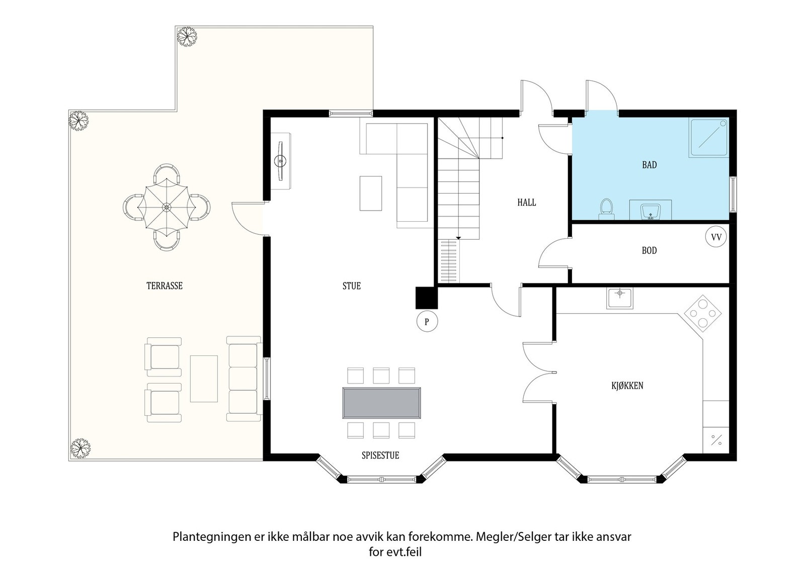 Plantegning 1.etasje. Galleribilde