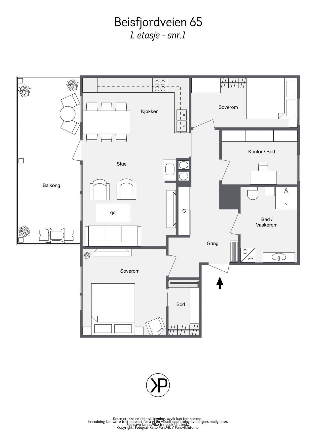 Plantegning Galleribilde