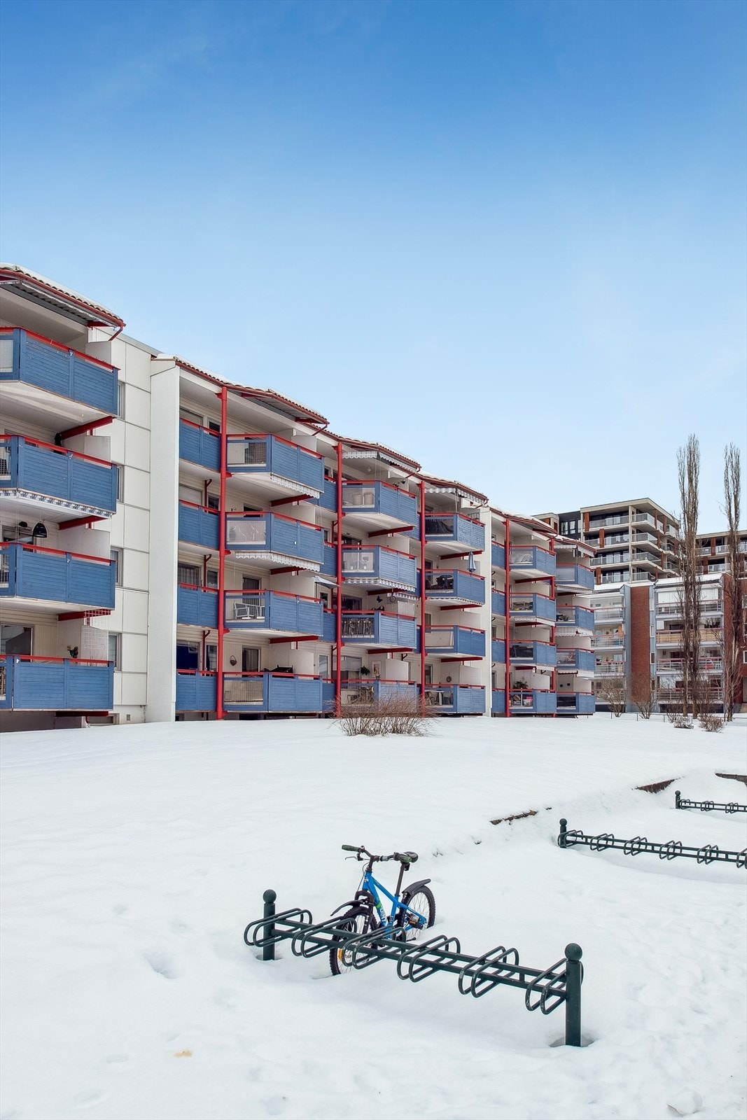 Bygget fra 1972 er jevnlig vedlikeholdt av borettslaget. Galleribilde