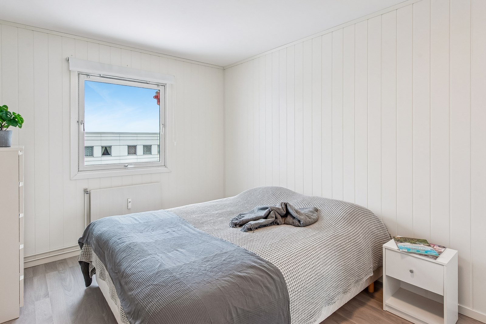 Også her sørger en vannbåren radiator for jevn og behagelig varme. Galleribilde