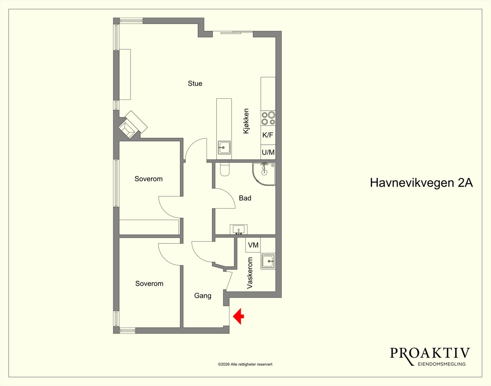 Slik ser plantegningen ut! Galleribilde