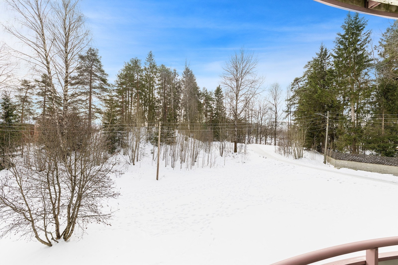 Fra balkongen har du et fredelig utsyn over nærområdets grønne lunger. Galleribilde