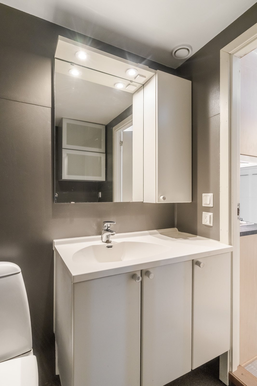 Badet har også varme i gulv. Galleribilde