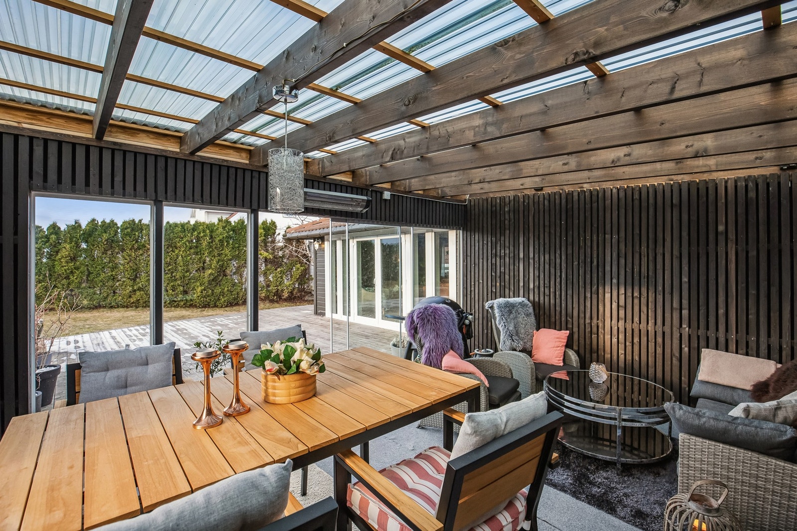 Boligen har vinterhage. Galleribilde