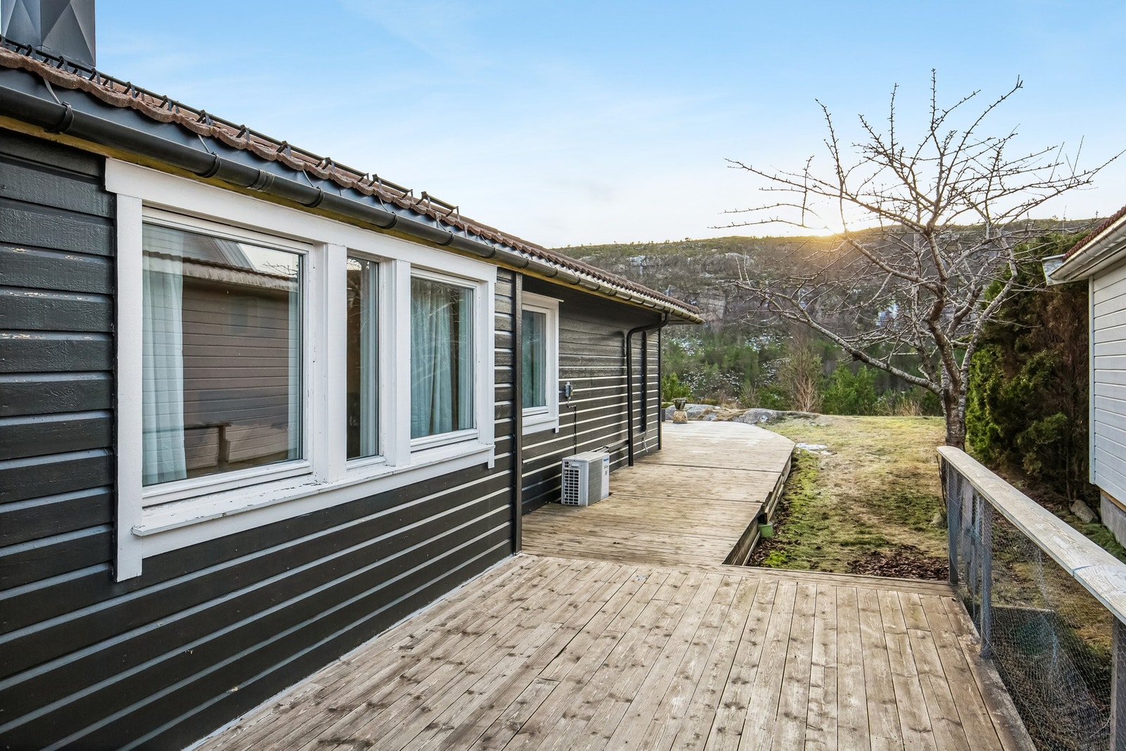 Terrassene er knyttet sammen Galleribilde