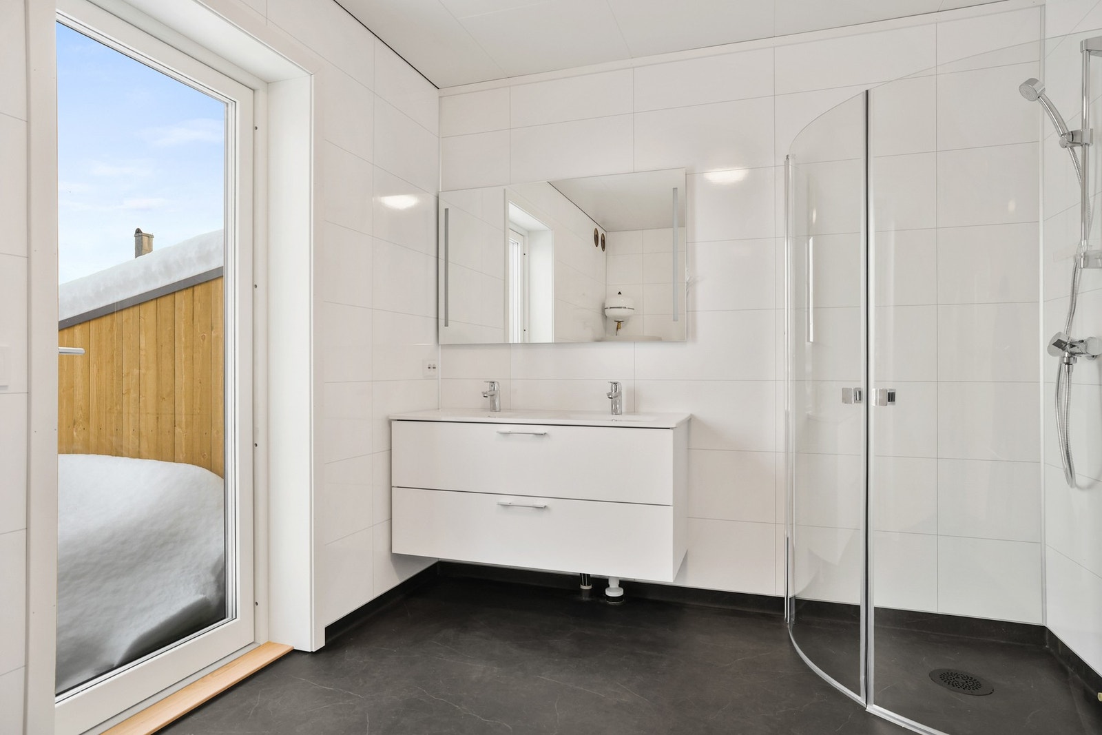 Bad på loft Galleribilde