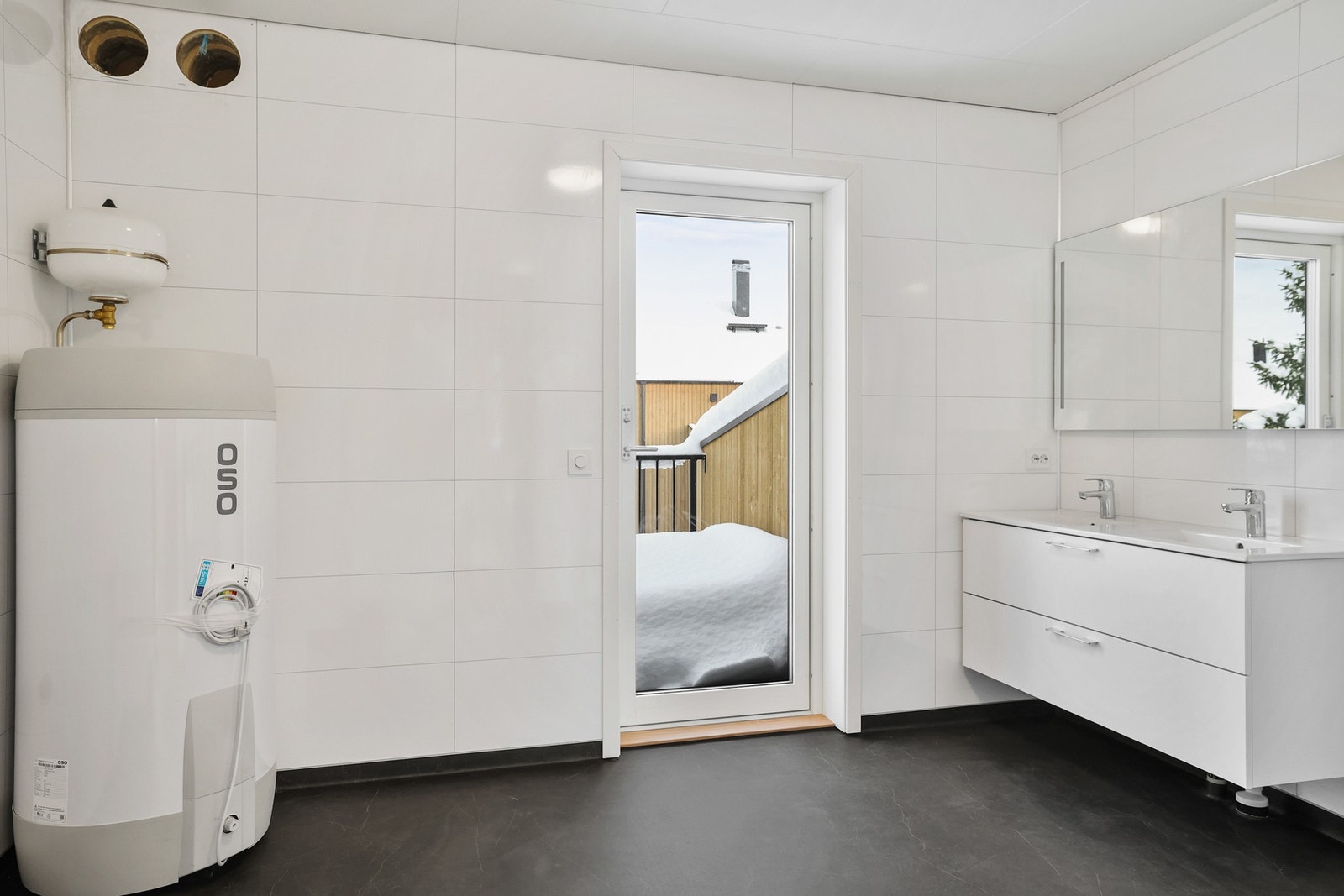 Bad på loft Galleribilde