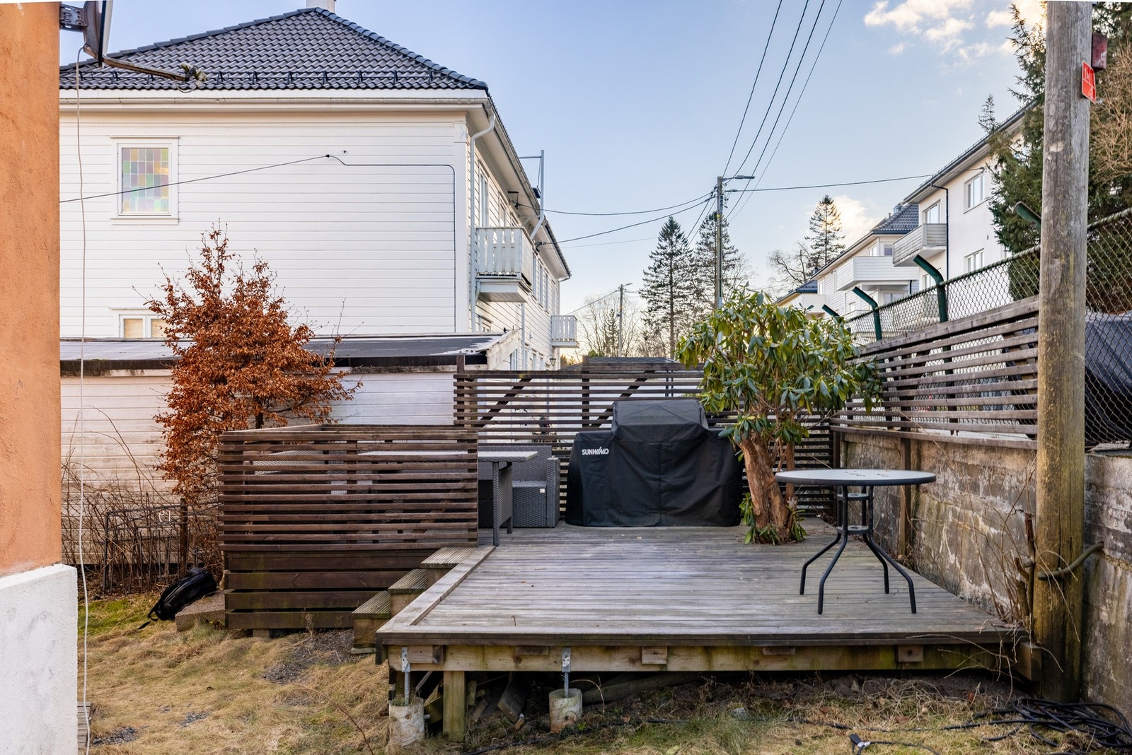 Felles terrasse. Galleribilde