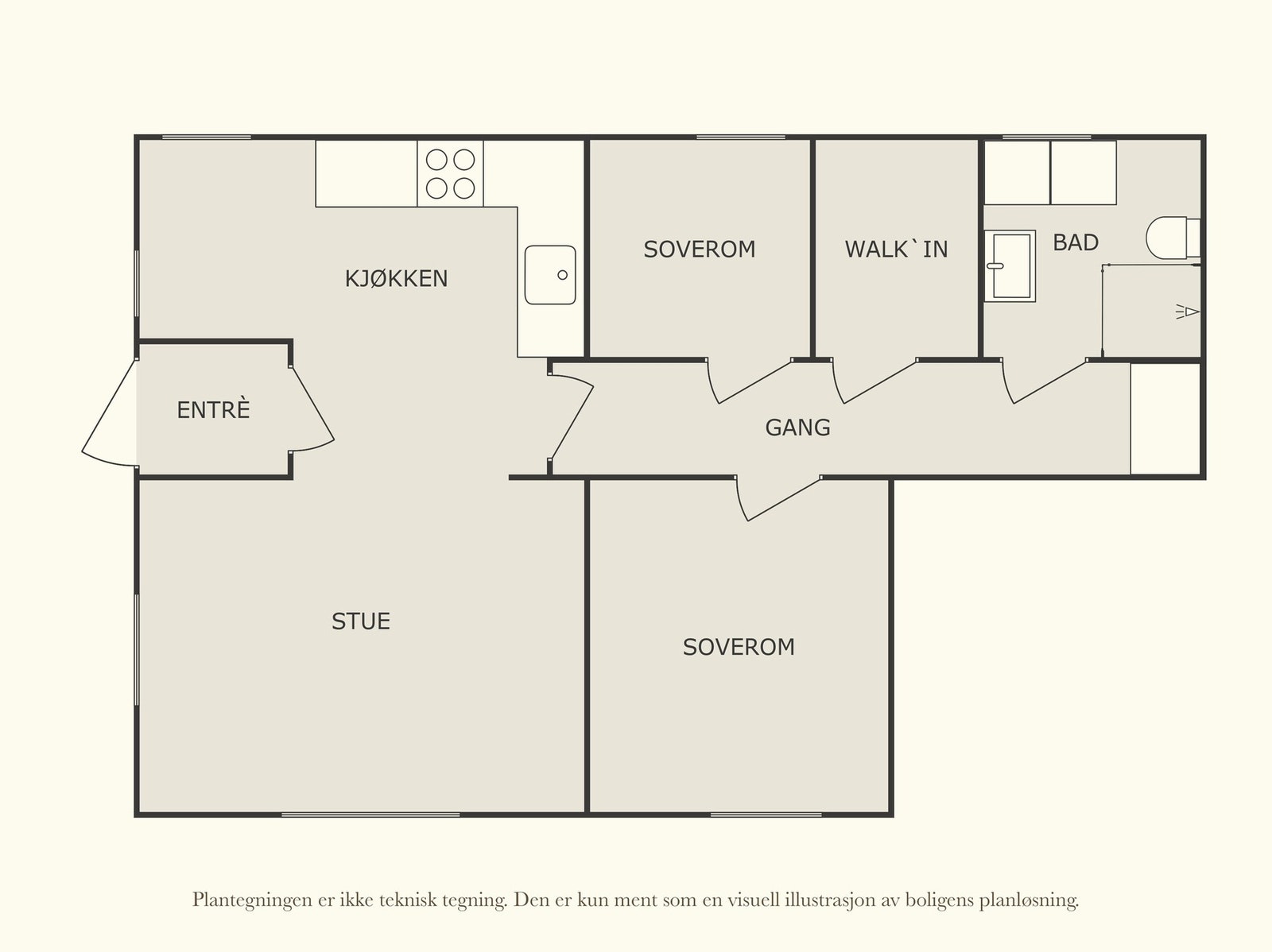 Plantegning. Galleribilde