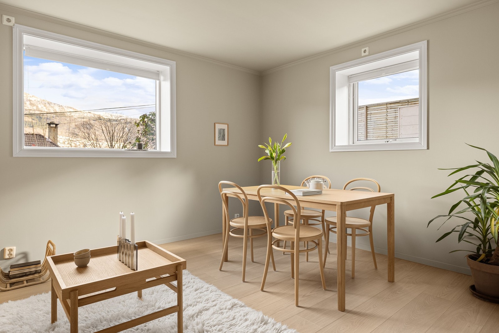 En fin 3-roms leilighet med god planløsning og romslige rom. Galleribilde