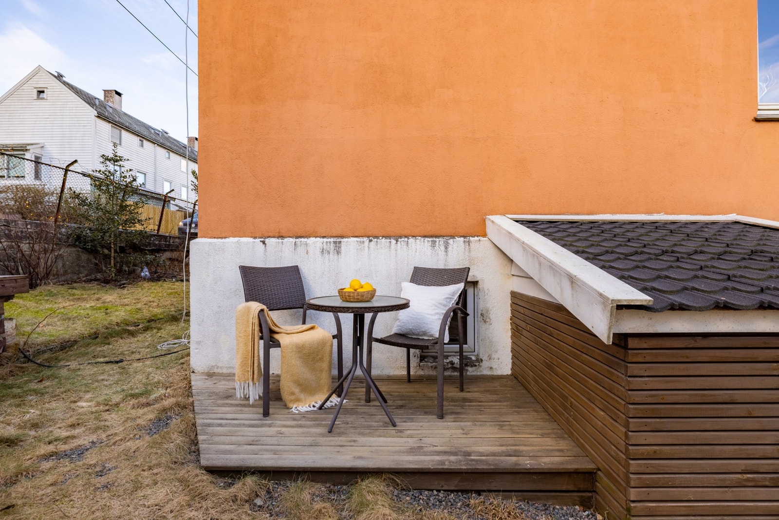 Koselig platting hvor man kan nyte de fine dagene Bergen har å by på. Galleribilde