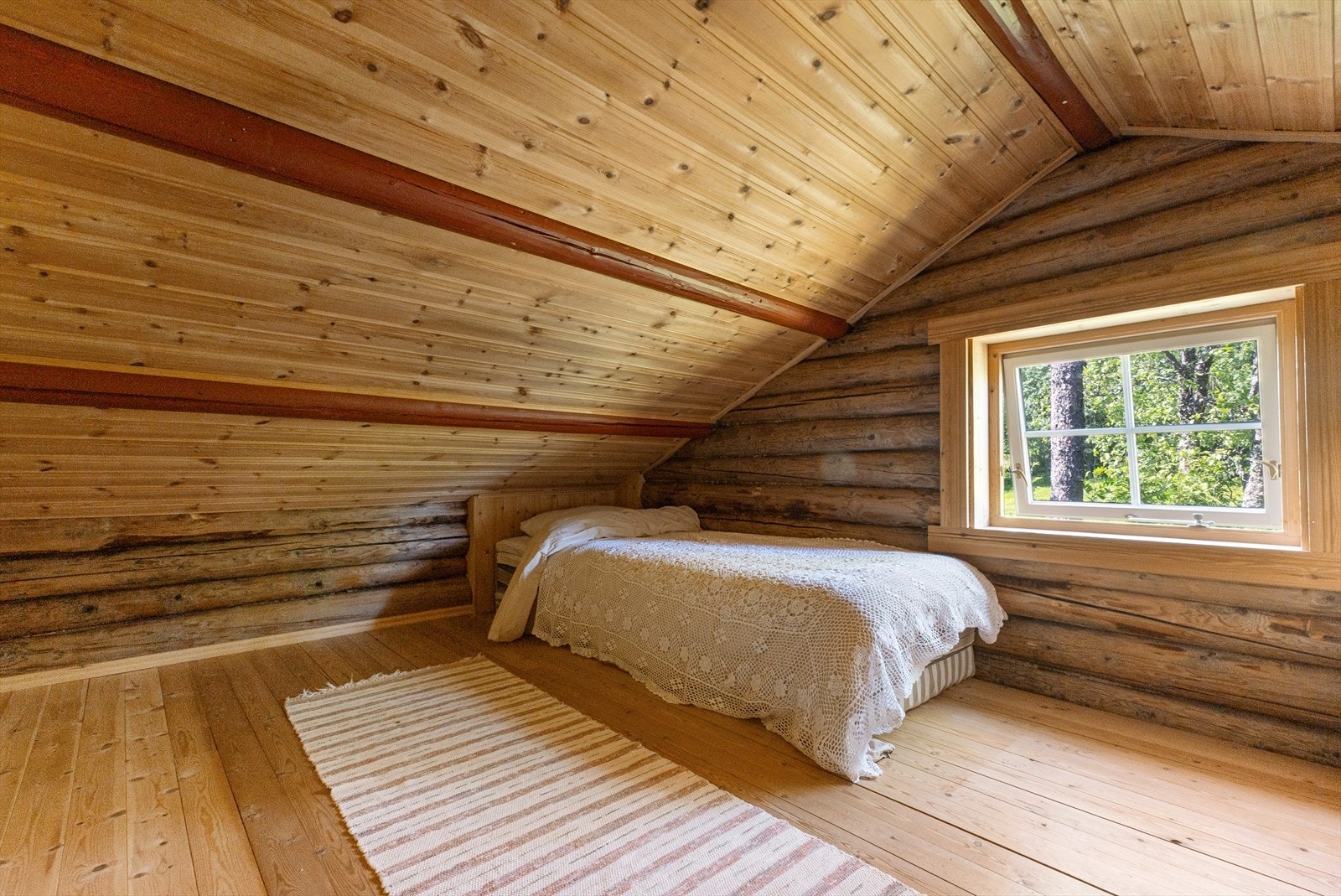 Hemsrommet har lav himling og derfor ikke målevedig areal. Galleribilde