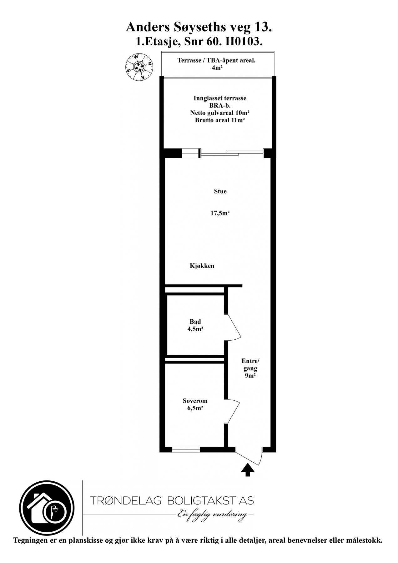 Planskisse. Galleribilde