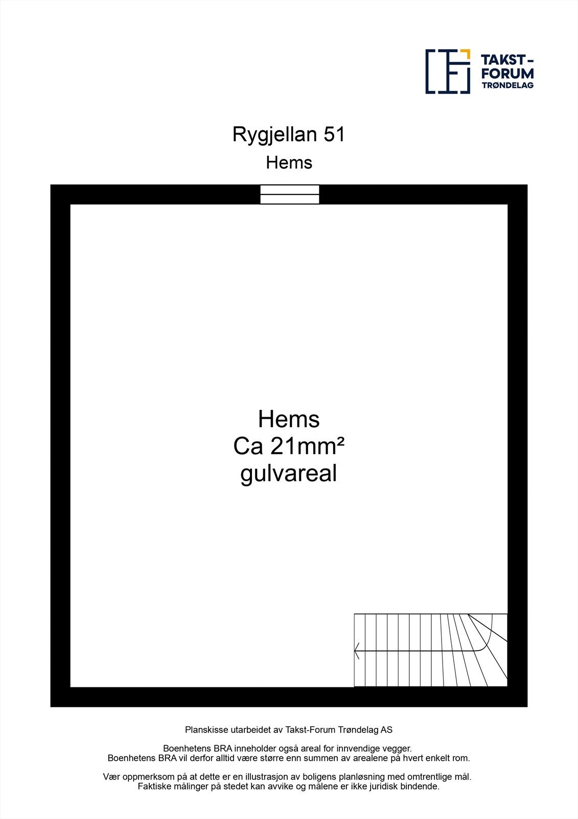 Planskisse hems Galleribilde