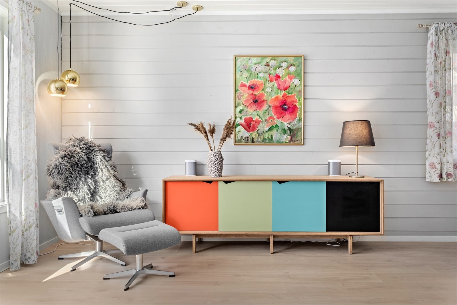 Bustaden har innlagt fiber. Galleribilde